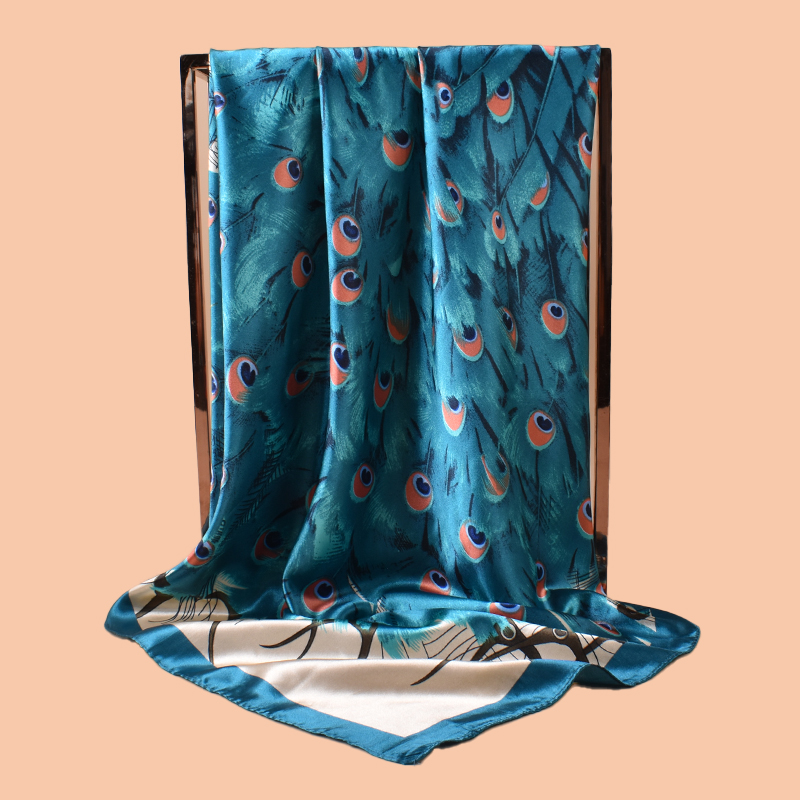 1 szt. Damska Duża Kwadratowa  – Scarf Silk Square recenzja i cena